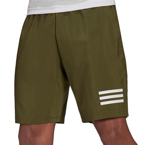 Looked about even during the handshake. Adidas Club 3 Stripes 9 Mens Tennis Short Green/white