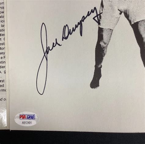 Jack Dempsey Signed Book Dempsey Hcb Heavyweight Boxing Champ Autograph Hof Jsa Ebay