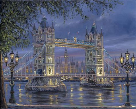 London Bridge By Robert Finale Only One Of His Many Amazing Paintings