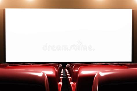 Cinema Auditorium Interior 3d Render Stock Illustration Illustration