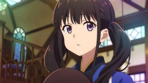 Wallpaper Anime Girls Anime Screenshot Lycoris Recoil Inoue Takina Long Hair Black Hair