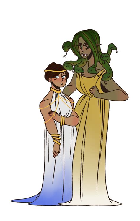 Medusa Is A Lesbian And This Is Her Lovely Blind Wife Greek Mythology