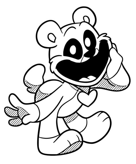 Bobby Bearhug Smiling Critters Coloring Page Download Print Or Color Online For Free