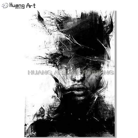 Abstract Face Art Black And White Adr Alpujarra