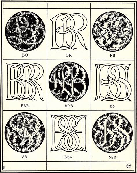 Monograms And Ciphers By Aa Turbayne 1912 D Monogram Design Monogram