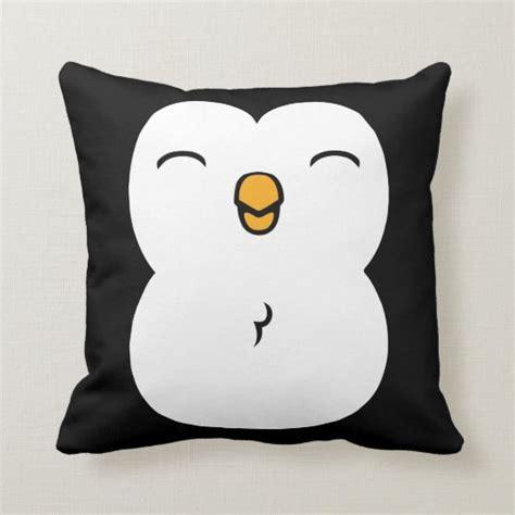 Cute Penguin Throw Pillow