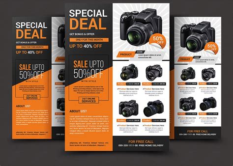 Free 24 Product Promotion Flyers In Publisher Word Photoshop