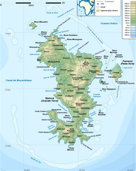 Maps Of Mayotte Island Map Library Maps Of The World