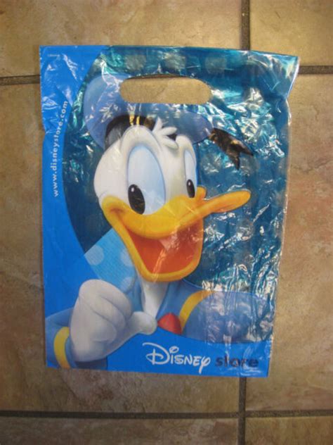 Disney Store Plastic Shopping Bag 9 X 12 Donald Duck Ebay