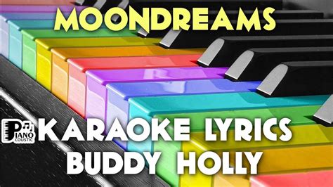 Moondreams Buddy Holly Karaoke Lyrics Version Hd Youtube