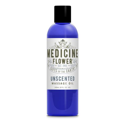Unscented Massage Oil 8oz 240ml Medicine Flower