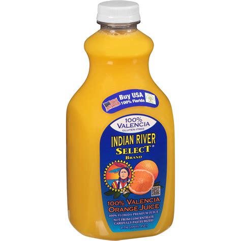 Indian River Select 100 Valencia Orange Juice 59 Fl Oz