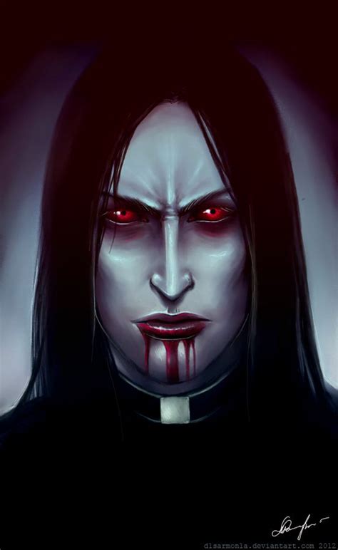 Priest By D Sarmon A On Deviantart Vampire Evil Wizard Halloween Makeup Scary