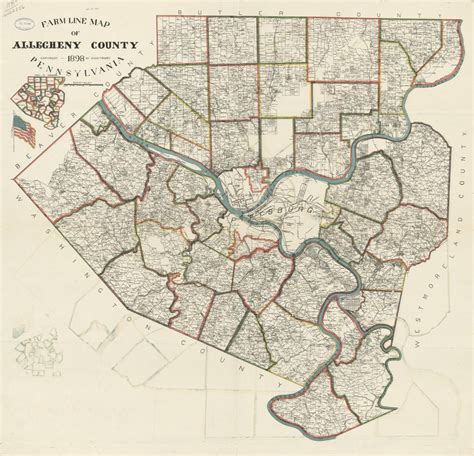 Allegheny County Property Maps Cities And Towns Map