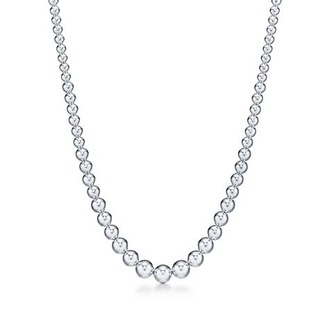 Tiffany Hardwear Graduated Ball Necklace In Sterling Silver Tiffany And Co