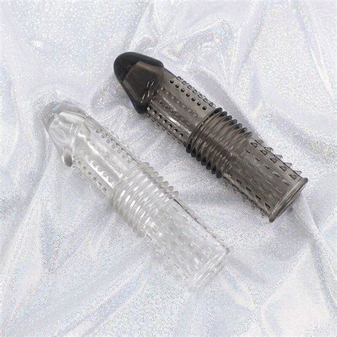 buy reusable cock ring penis sleeves cock extender penis ring condoms with scrotum rings