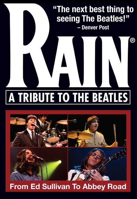 Rain A Tribute To The Beatles Fox Theatre Detroit