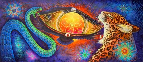 Ayahuasca Inspired Art By Juan Carlos Taminchi