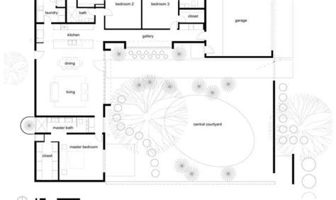 Ideal courtyard house design for places in india. Simple Courtyard House Plans U Shaped Placement - Home ...