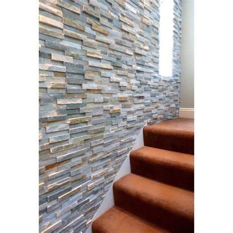 Oyster Maxi Split Face Slate Tiles 600x150x8 20 Natural Stone Tiles