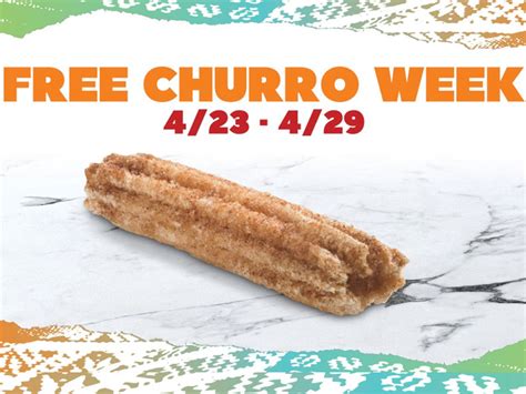 Nowadays this question is popular among the mid age people in my country because they are the ones who follow unofficial news sources in different online sites. Del Taco Celebrates Free Churro Week Through April 29 ...