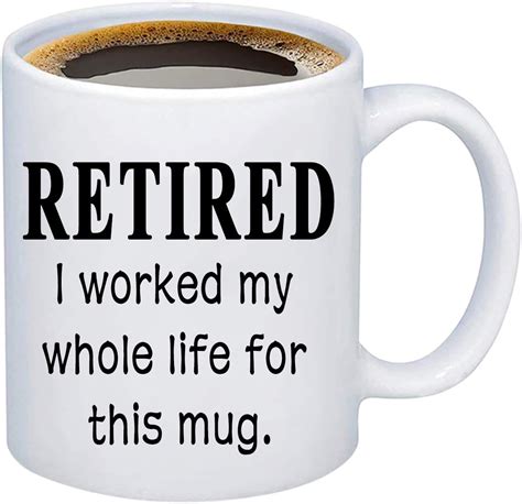 Mbmso Retired Mug Retirement Ts Funny Retirement Coffee