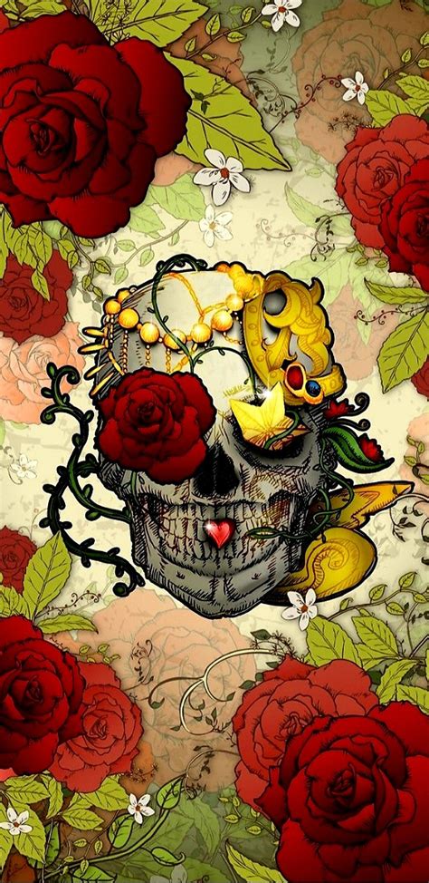 Pin By Nikkladesigns On Skull Skeleton Wallpaper Art Cellphone
