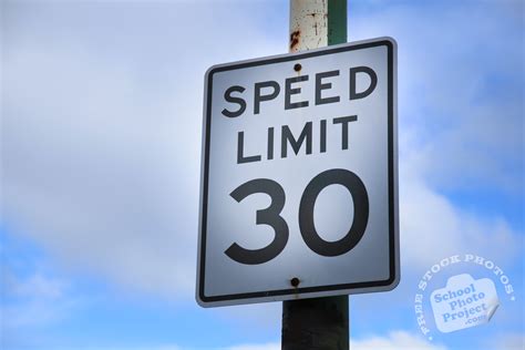 Road Sign Free Stock Photo Image Picture Speed Limit Mph Sign