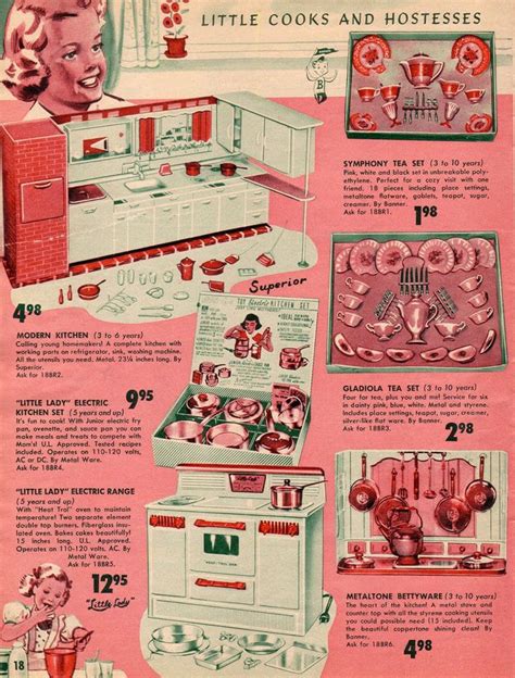 1950s Toy Catalog Ad Vintageretro Toys Pinterest