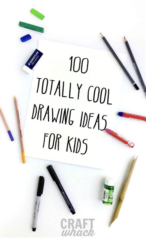 100 Really Cool Drawing Ideas For Kids Drawingideas Pencil Drawings Of