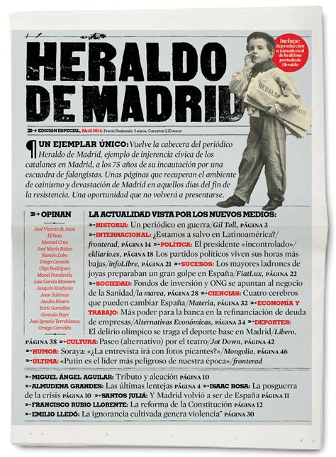 El Renacimiento Del Heraldo De Madrid Blog De Comunicación