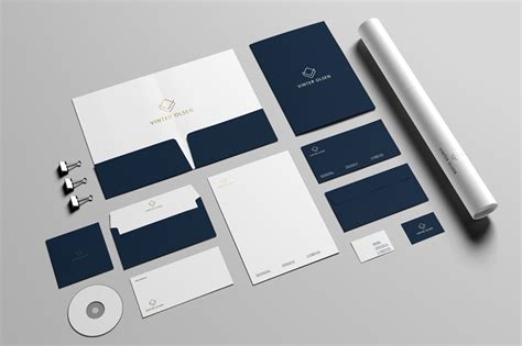 Download Stationery / Branding Mock-Up - Vinter Olsen on Behance