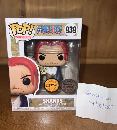 FUNKO POP ONE Piece Shanks Exclusive Chase Edition NEW EUR PicClick FR