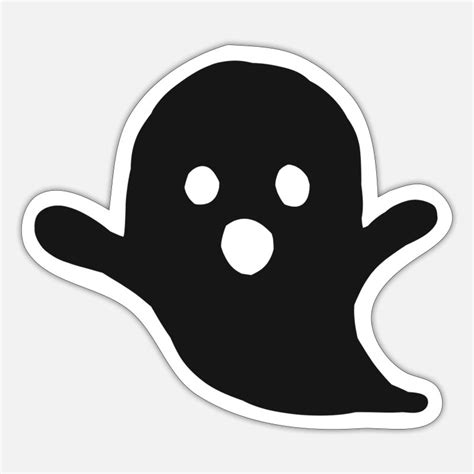 Ghost Stickers Unique Designs Spreadshirt