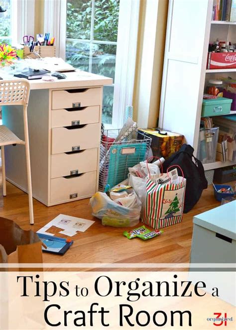 One way to make craft room organization more creative is by turning simple items into something beautiful. Tips to Organize a Craft Room - With Frugal and Pretty Ideas