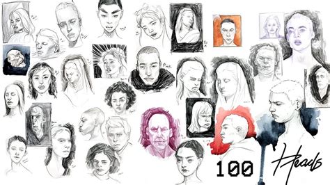 Drawing 100 Heads And What It Taught Me · Meds100heads