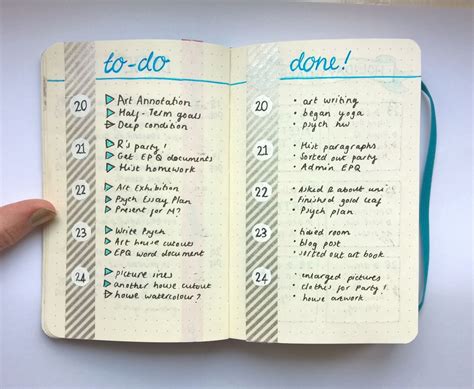 An Example Of How I Set Up My Bullet Journal A Fancy Page With An