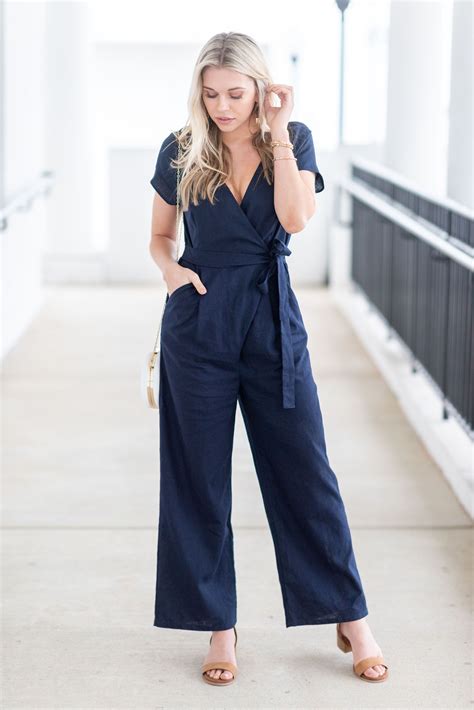 Strong Suggestions Jumpsuit Navy Work Outfits Women Jumpsuit Fashion Navy Jumpsuits Outfit