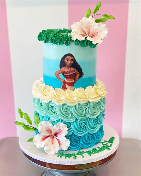 15 beautiful moana cake ideas. 15 Beautiful Moana Birthday Cake Ideas (This is a Must for ...
