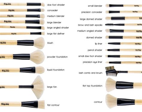Brushes To Makeup Bamboo Makeup Brushes Makeup Brush Set Makeup