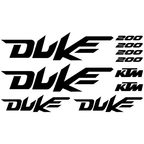 Wallstickers Folies Ktm 200 Duke Decal Stickers Kit