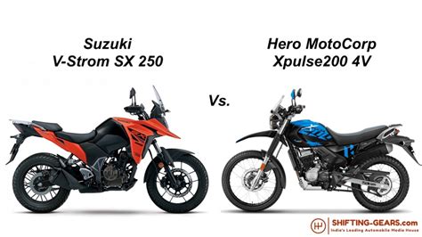 Suzuki V Strom Sx 250 Vs Hero Motocorp Xpulse 200 4v Specification
