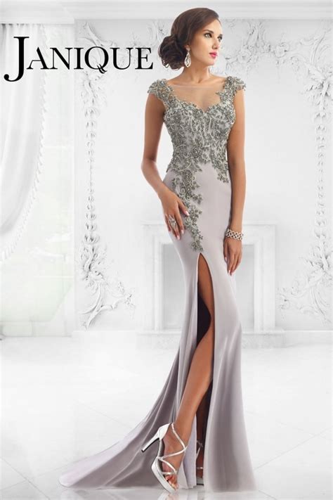 Elegant Designer Illusion Formal Luxury Long Crystal Side Split Mermaid
