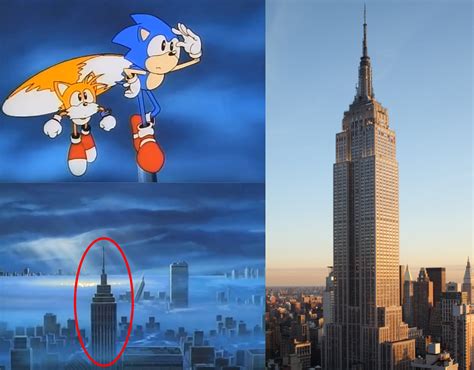 In Sonic The Hedgehog The Movie 1999 Sonic Scales A Building Among