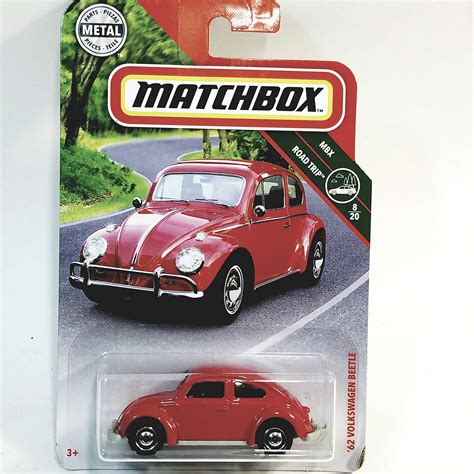 Matchbox Limited Road Trip 1962 Red Volkswagen Beetle Vw 164 S Scale