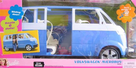 Barbie Volkswagen Microbus Vw Vehicle Van With Working Horn