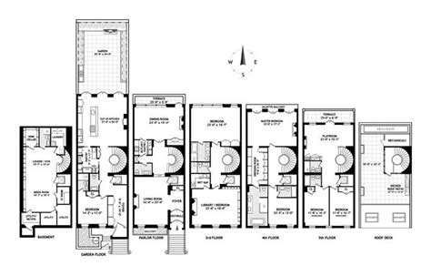New York City Brownstone Floor Plans Home Plans And Blueprints 99456