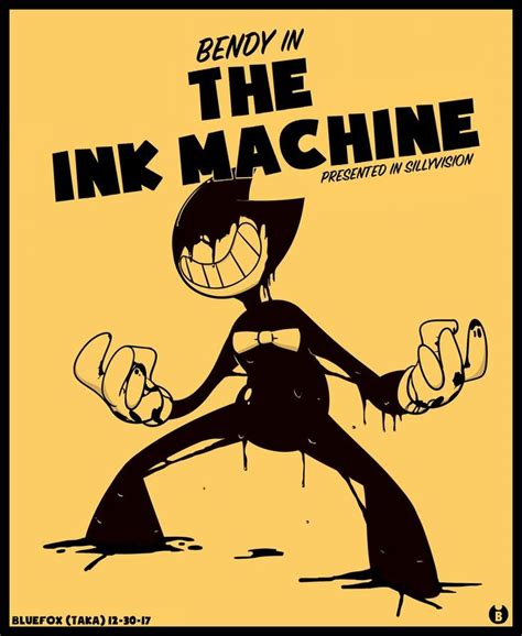 Bendy In The Ink Machine By Therealbluefox Deviantart Com On