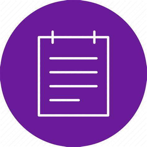 Notepad Notes Page Icon Download On Iconfinder