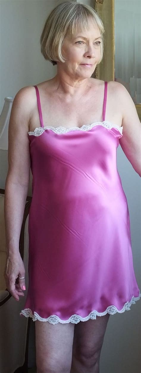 Anna Chemise Hot Pink Silk Nightgown Buy At Pampour Com